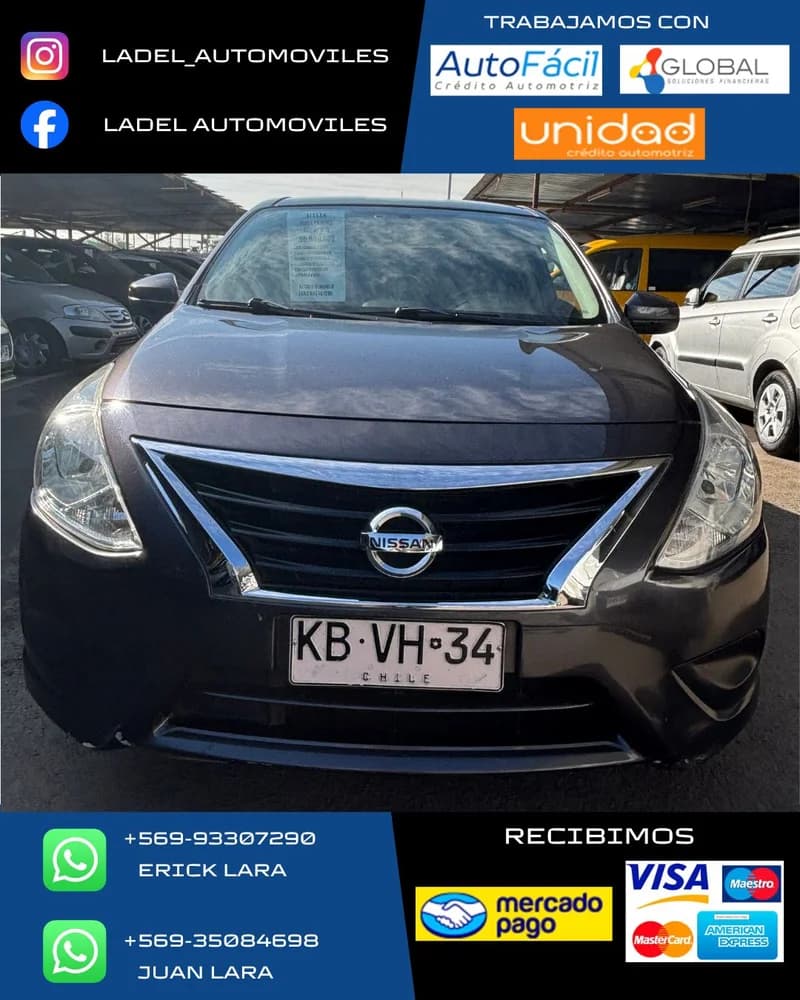 Nissan  Versa 1.6 SENSE 4X2 MT 4P.