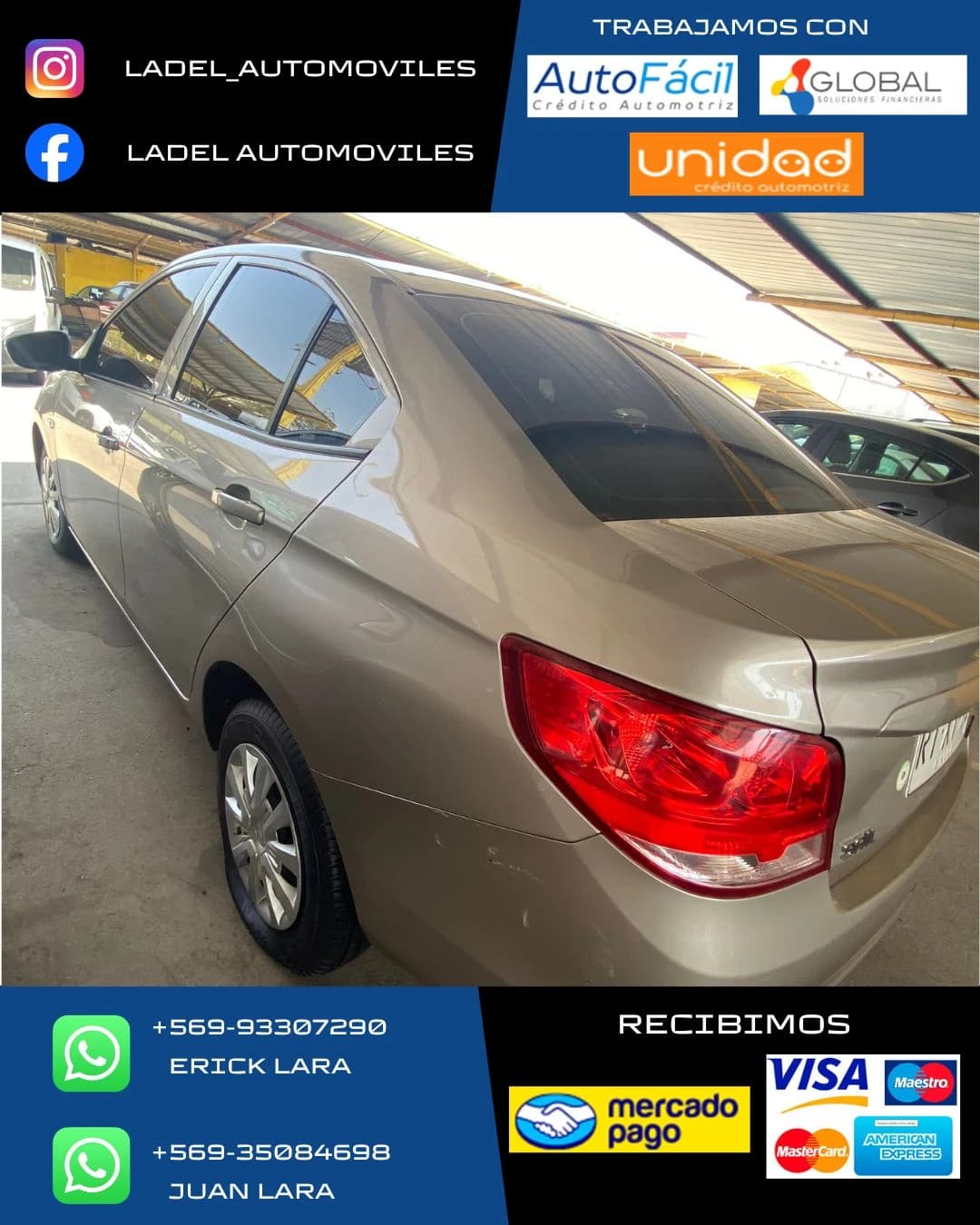Chevrolet Sail plomo 