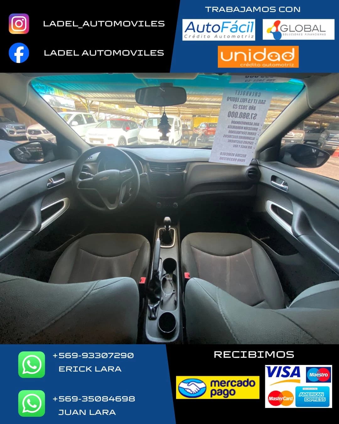 Chevrolet Sail plomo 