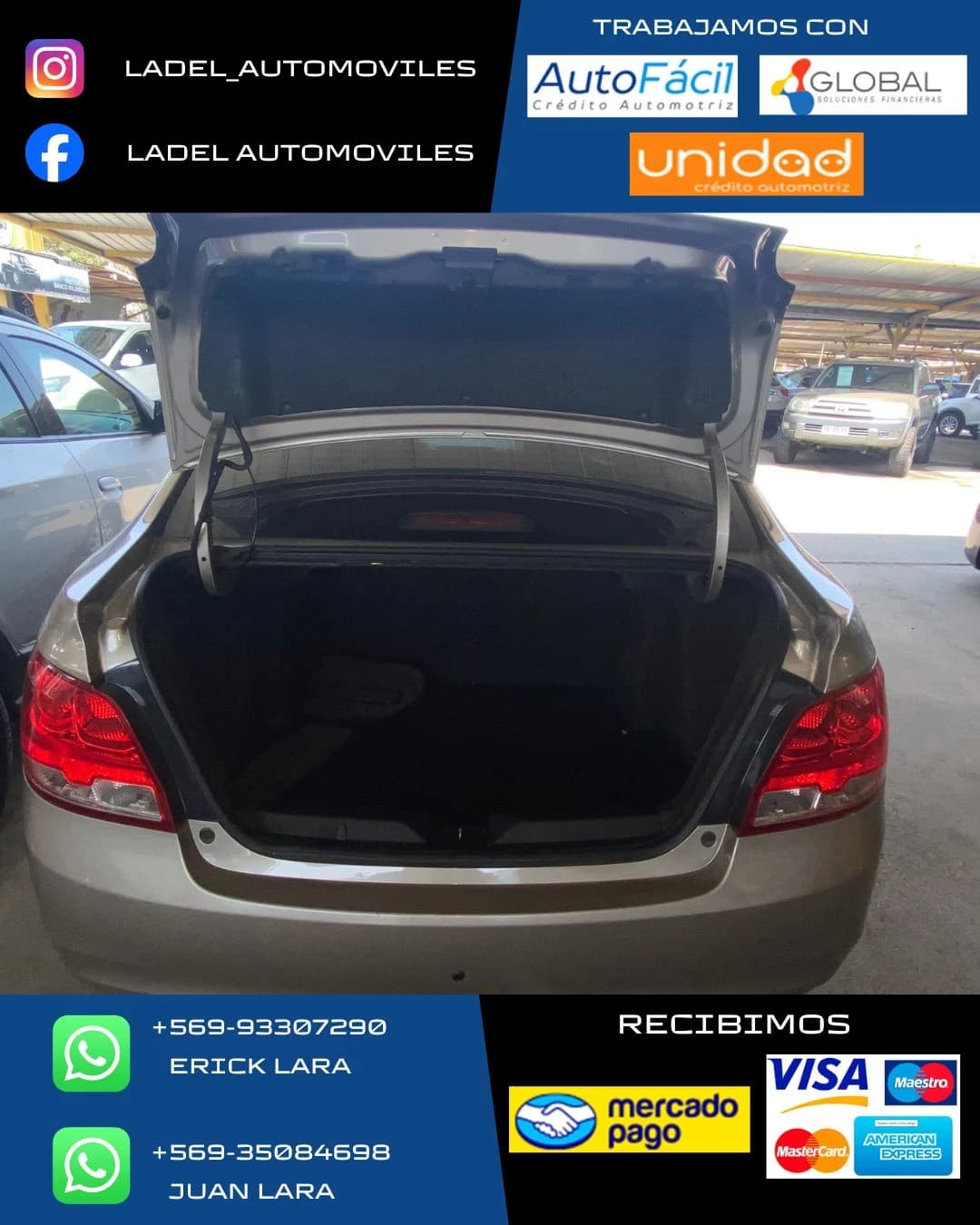 Chevrolet Sail plomo 